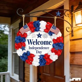 1 pc 250th anniversary of American independence, bald eagle commemorative wooden plaque, home porch decoration, wooden hanging board (Color: 36, size: 40*40*0.5cm)