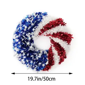 1PC Wooden tags for Independence Day, patriotic American homes, rural areas, wooden walls, door decorations, wooden crafts (Color: 95, size: 20*20*0.5cm)