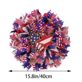 1PC Wooden tags for Independence Day, patriotic American homes, rural areas, wooden walls, door decorations, wooden crafts (Color: 94, size: 40*40*0.5cm)